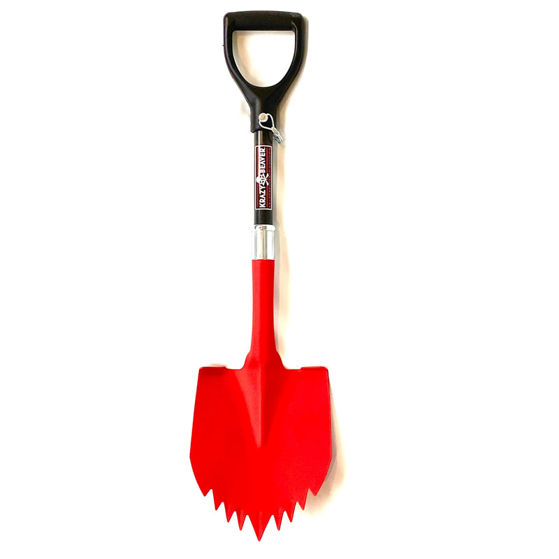 Load image into Gallery viewer, ATV / UTV Krazy Beaver Shorty Shovel (Textured Red Head / Black Handle)
