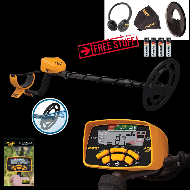 Load image into Gallery viewer, Garrett Ace 300 Metal Detector
