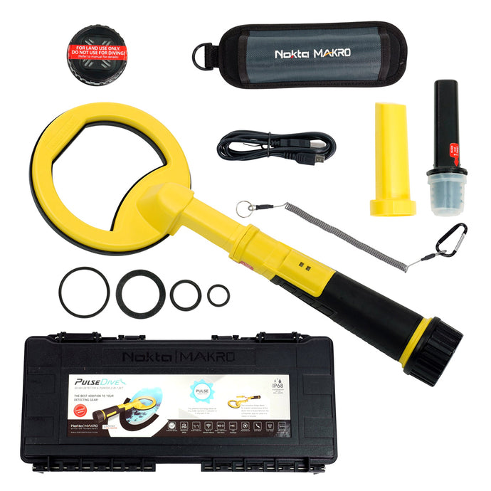 Nokta Makro PulseDive Scuba Detector and PinPointer 2-In-1 Set in Yellow